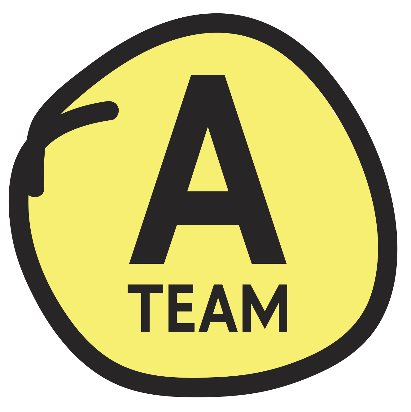 A Team logo yellow